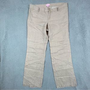 Lilly Pulitzer Metallic Sand Linen Pants